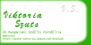 viktoria szuts business card